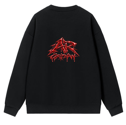 Black Crewneck Sweartshirt by - AR GRIPMAN