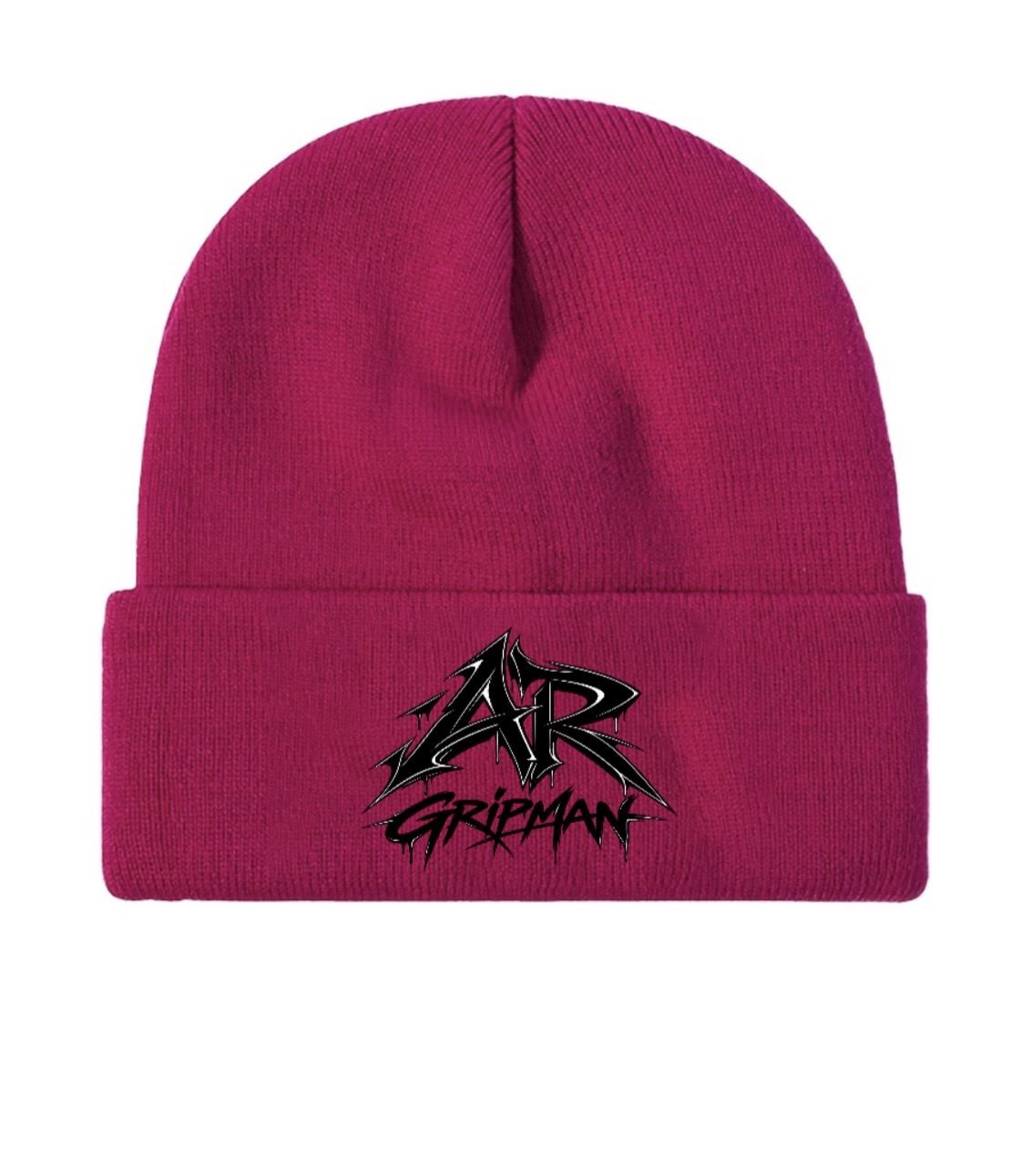Pink beanie by - AR GRIPMAN