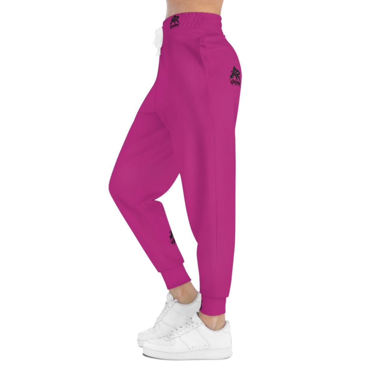 Pink Jogger Pants Unisex By - AR GRIPMAN