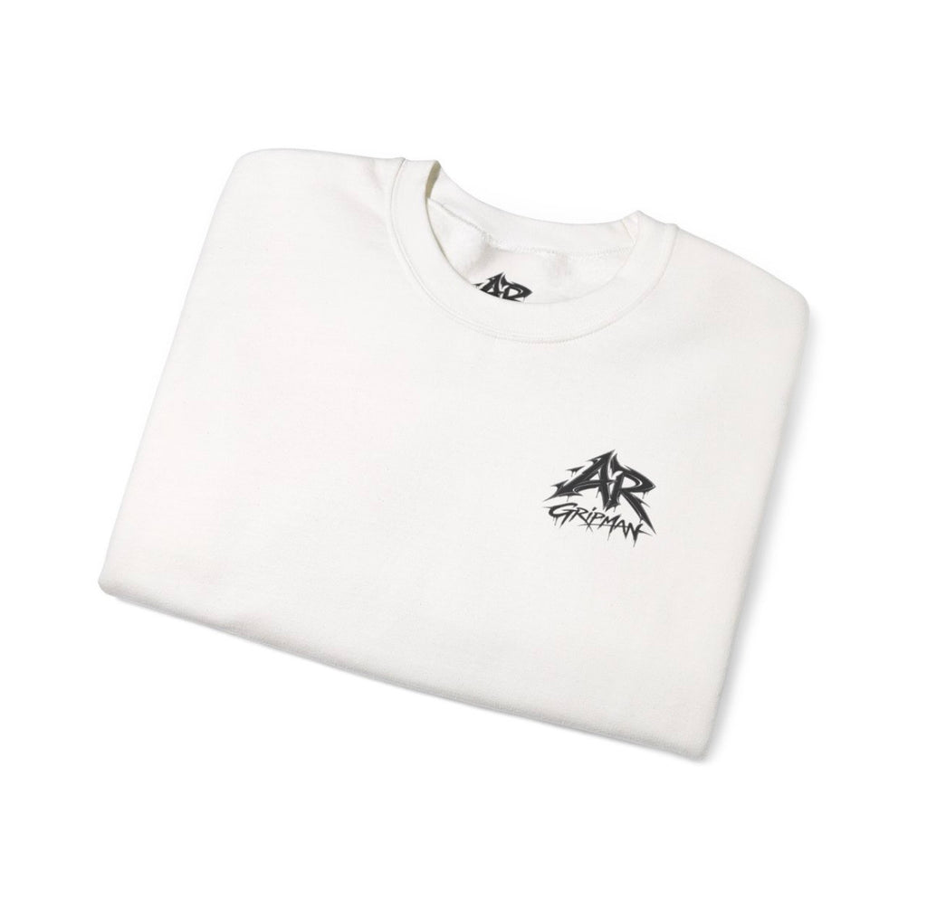 Long White Sleeve Sweatshirt by - AR GRIPMAN