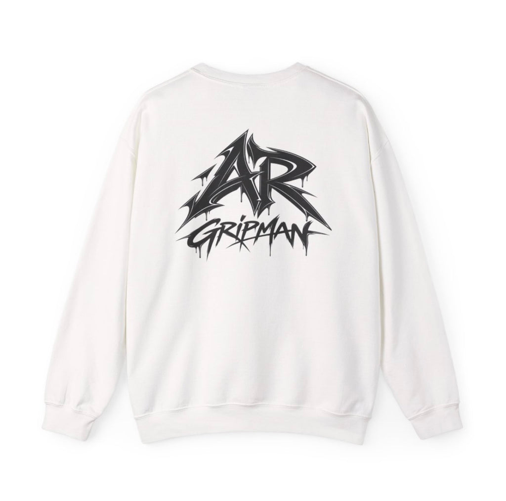 Long White Sleeve Sweatshirt by - AR GRIPMAN