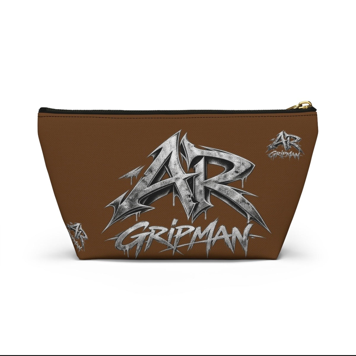 Brown Cosmetic Bag Unisex by - AR GRIPMAN