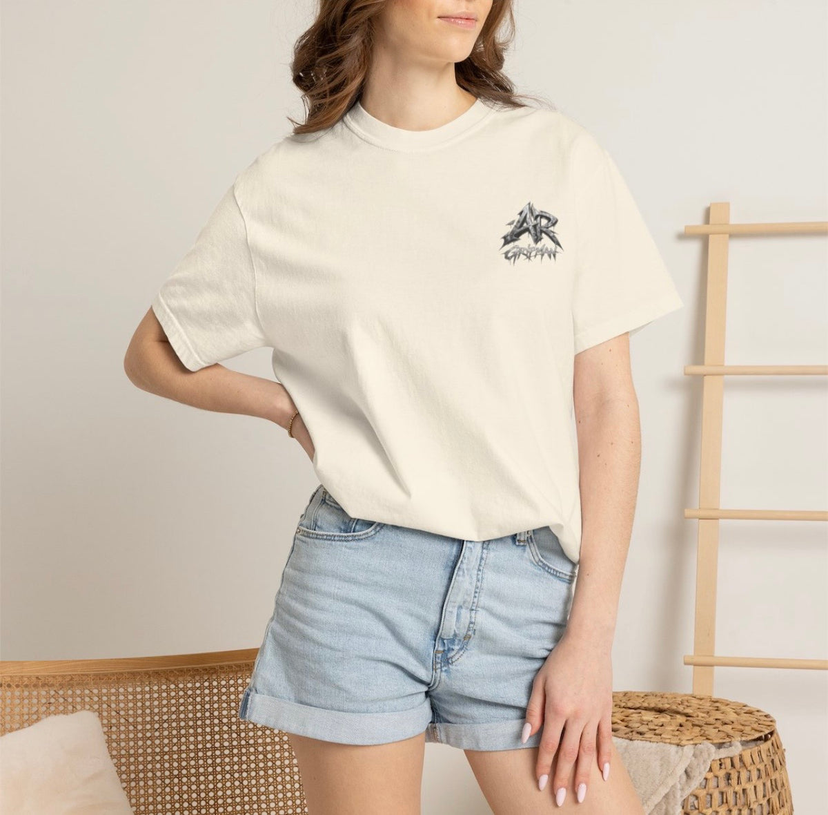 Summer Vintage T-Shirt Cream by - AR GRIPMAN