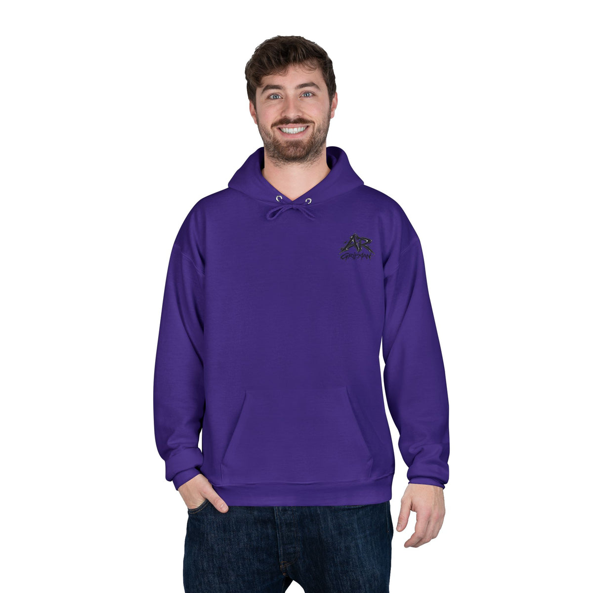 AR GRIPMAN - EcoSmart® Pullover Hoodie Sweatshirt