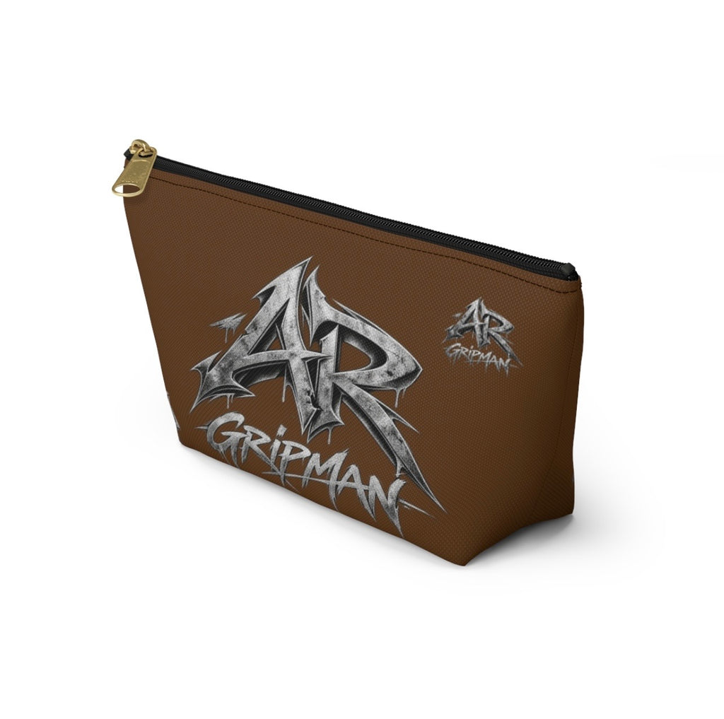 Brown Cosmetic Bag Unisex by - AR GRIPMAN