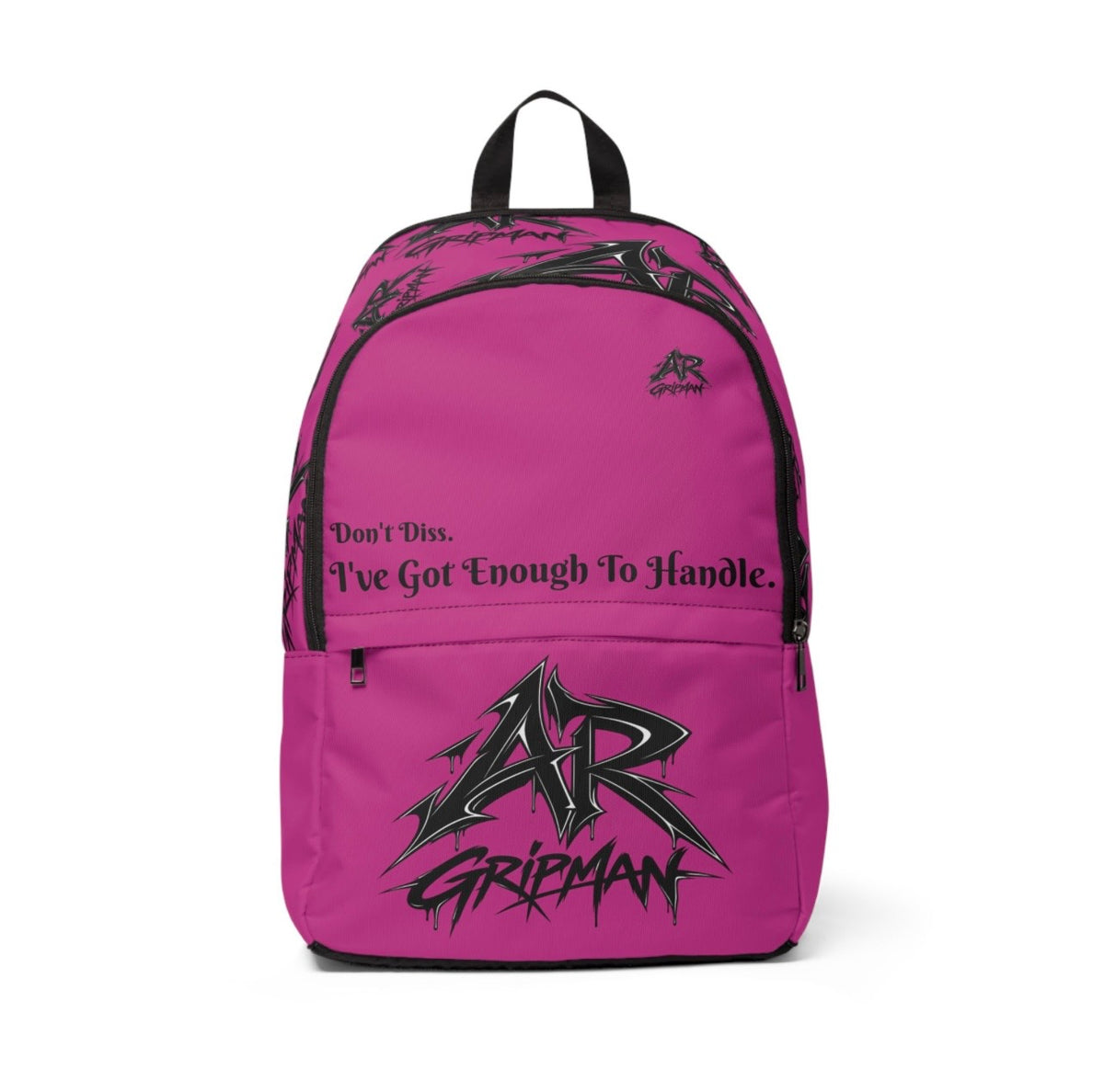 Pink Backpack Unisex by - AR GRIPMAN