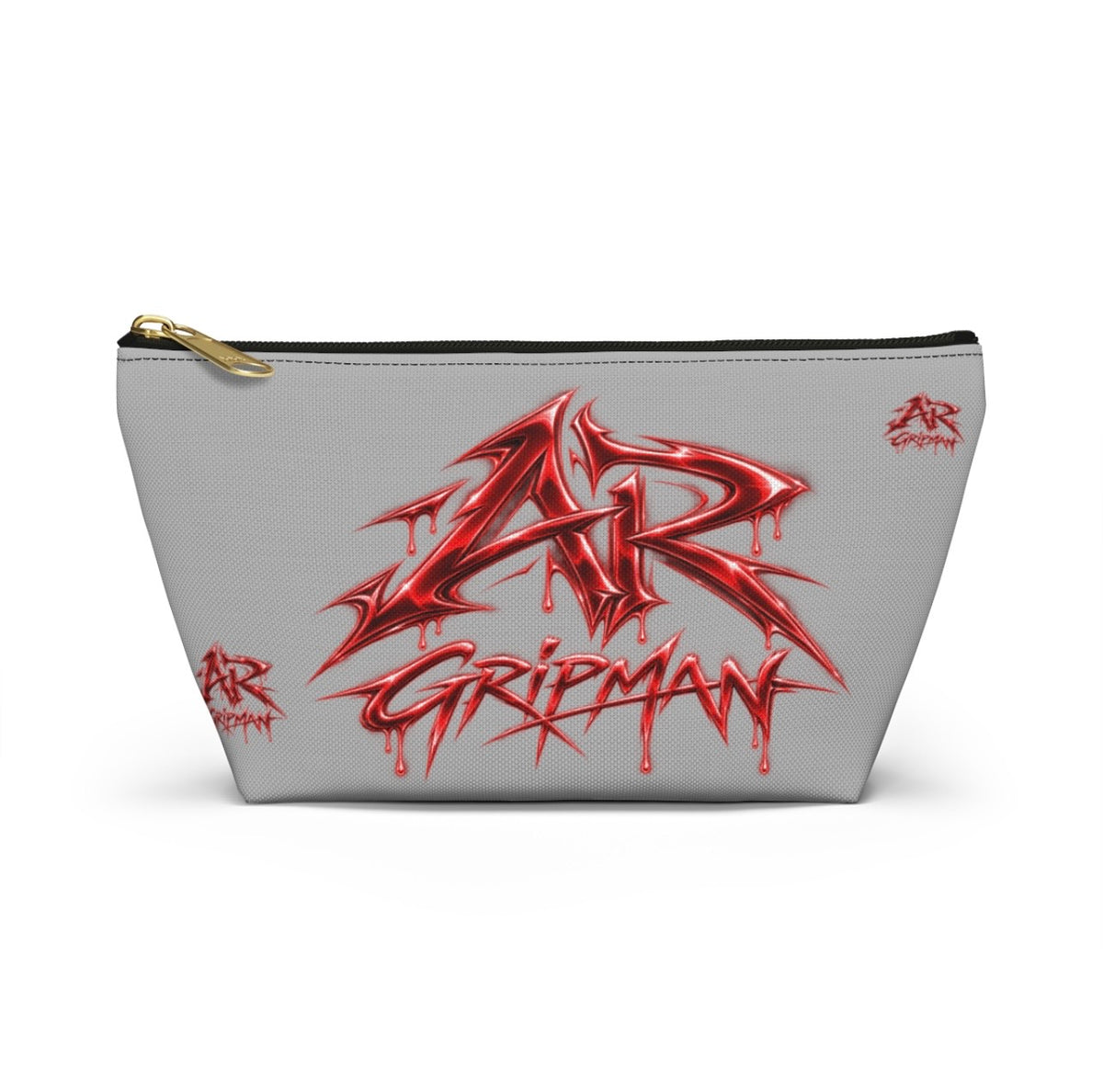 Grey Cosmetic Bag Unisex by - AR GRIPMAN