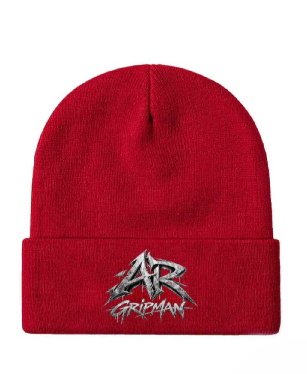 Red beanie by - AR GRIPMAN