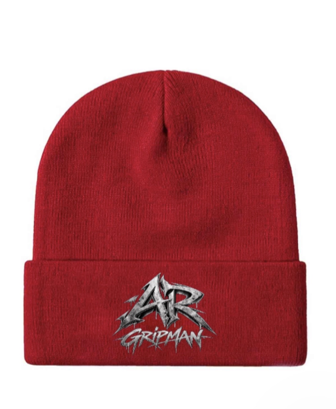 Red beanie by - AR GRIPMAN