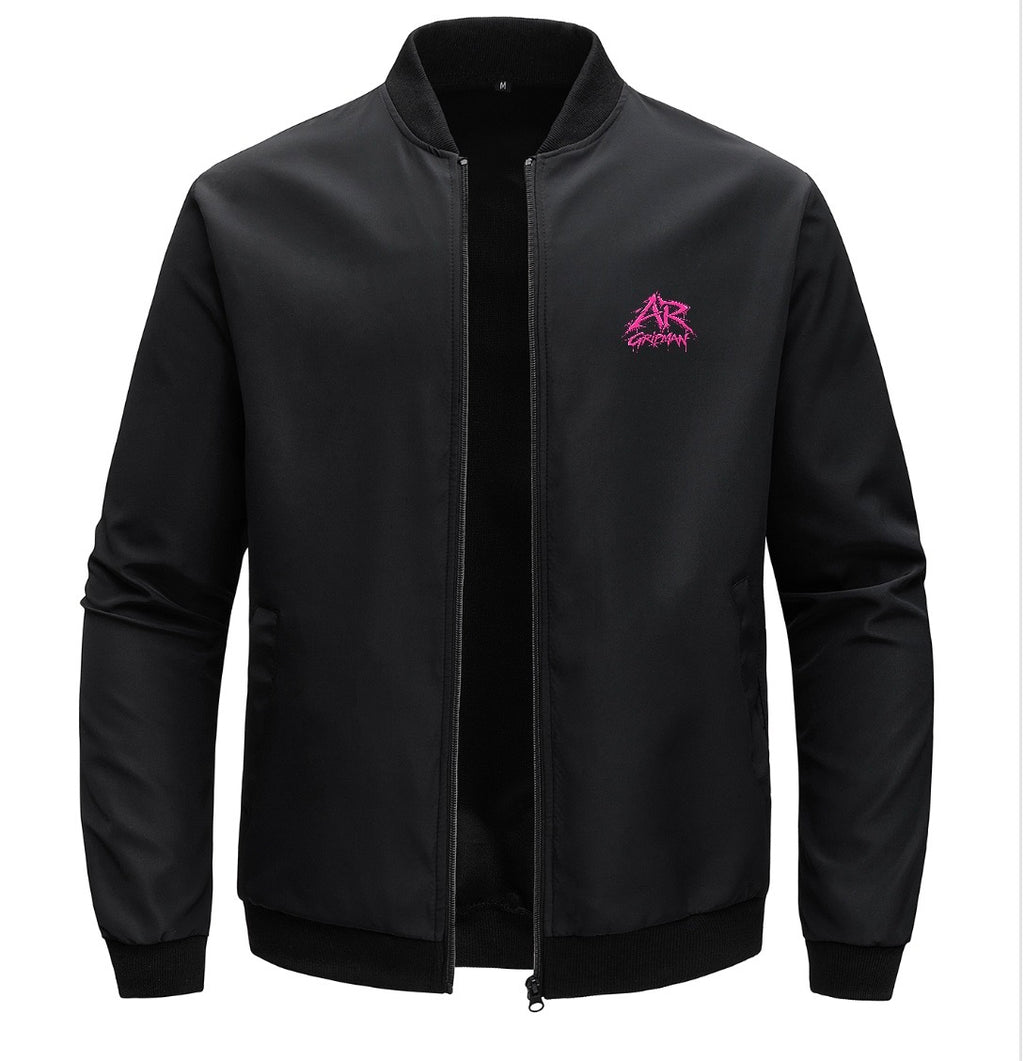 Man Winter Black-Bumper Jacket by - AR GRIPMAN