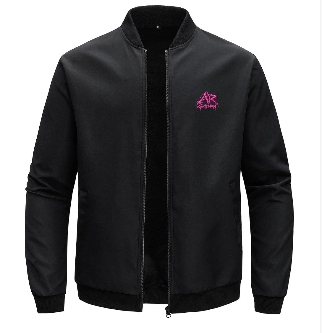 Man Winter Black-Bumper Jacket by - AR GRIPMAN