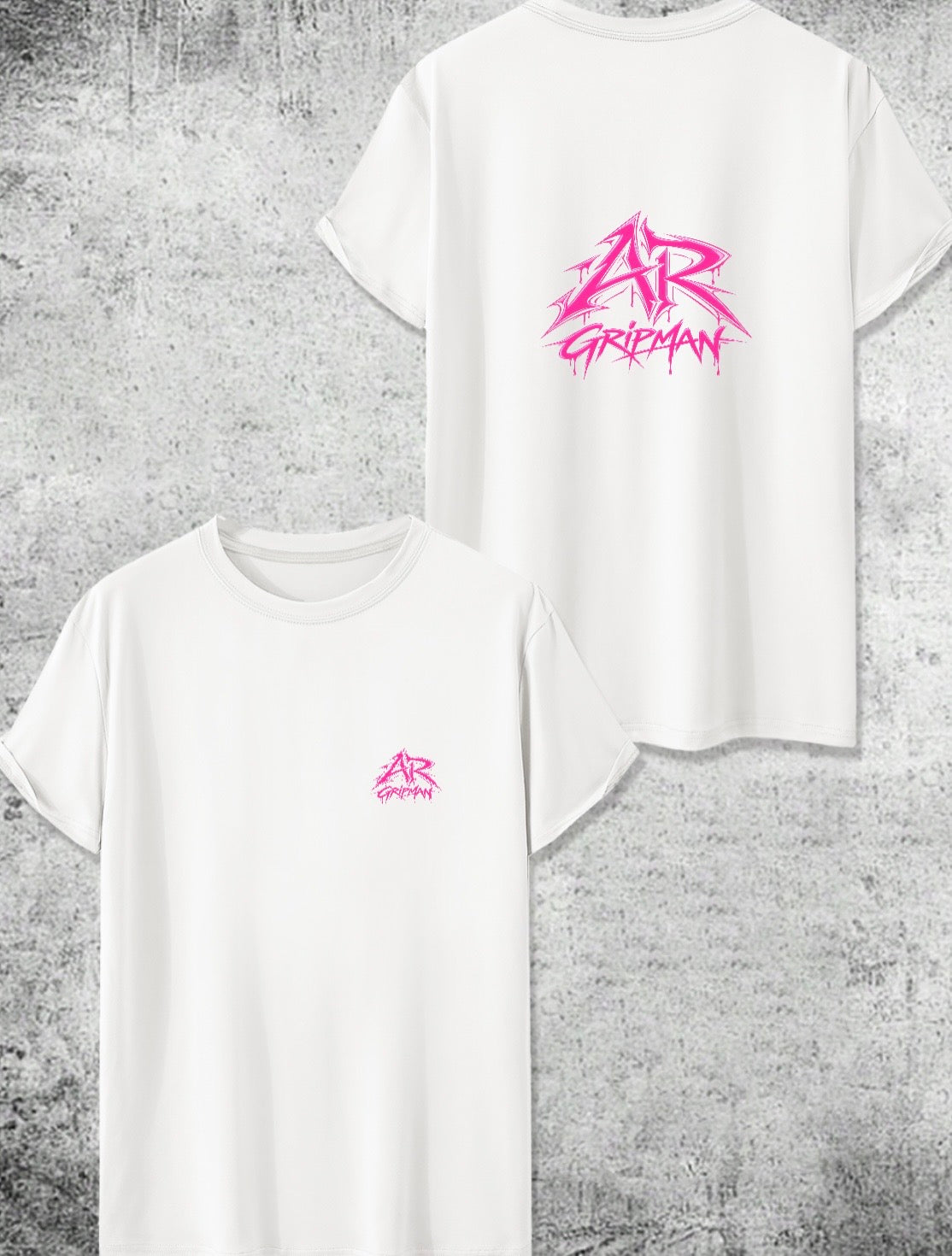 Summer White T-Shirt by - AR GRIPMAN