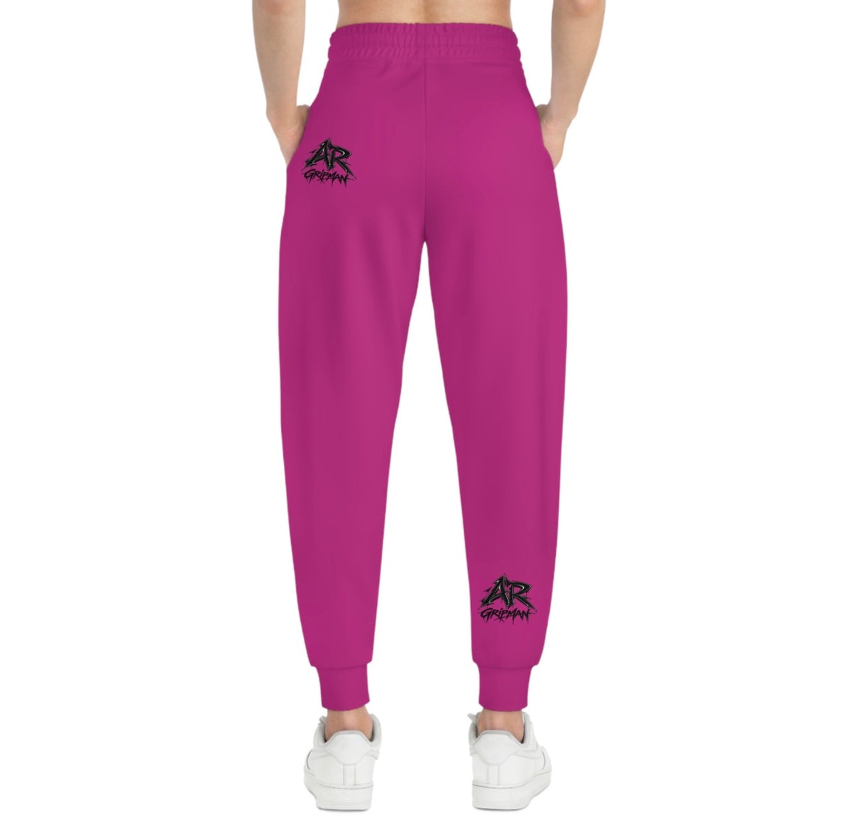 Pink Jogger Pants Unisex By - AR GRIPMAN