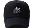 Black-Summer Cap With a Grey Logo by - AR GRIPMAN