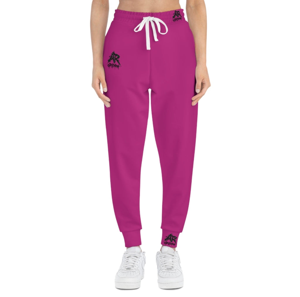 Pink Jogger Pants Unisex By - AR GRIPMAN