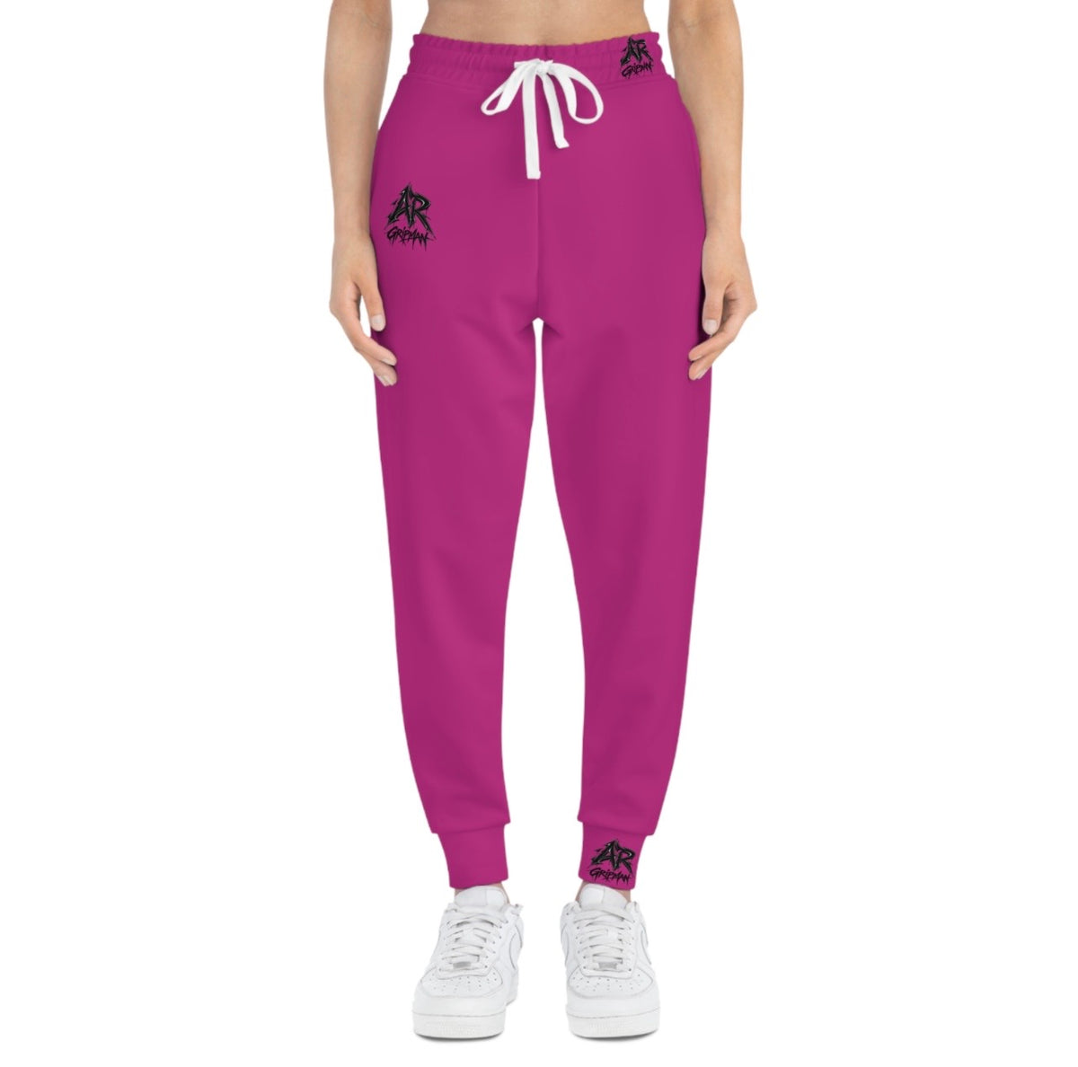 Pink Jogger Pants Unisex By - AR GRIPMAN