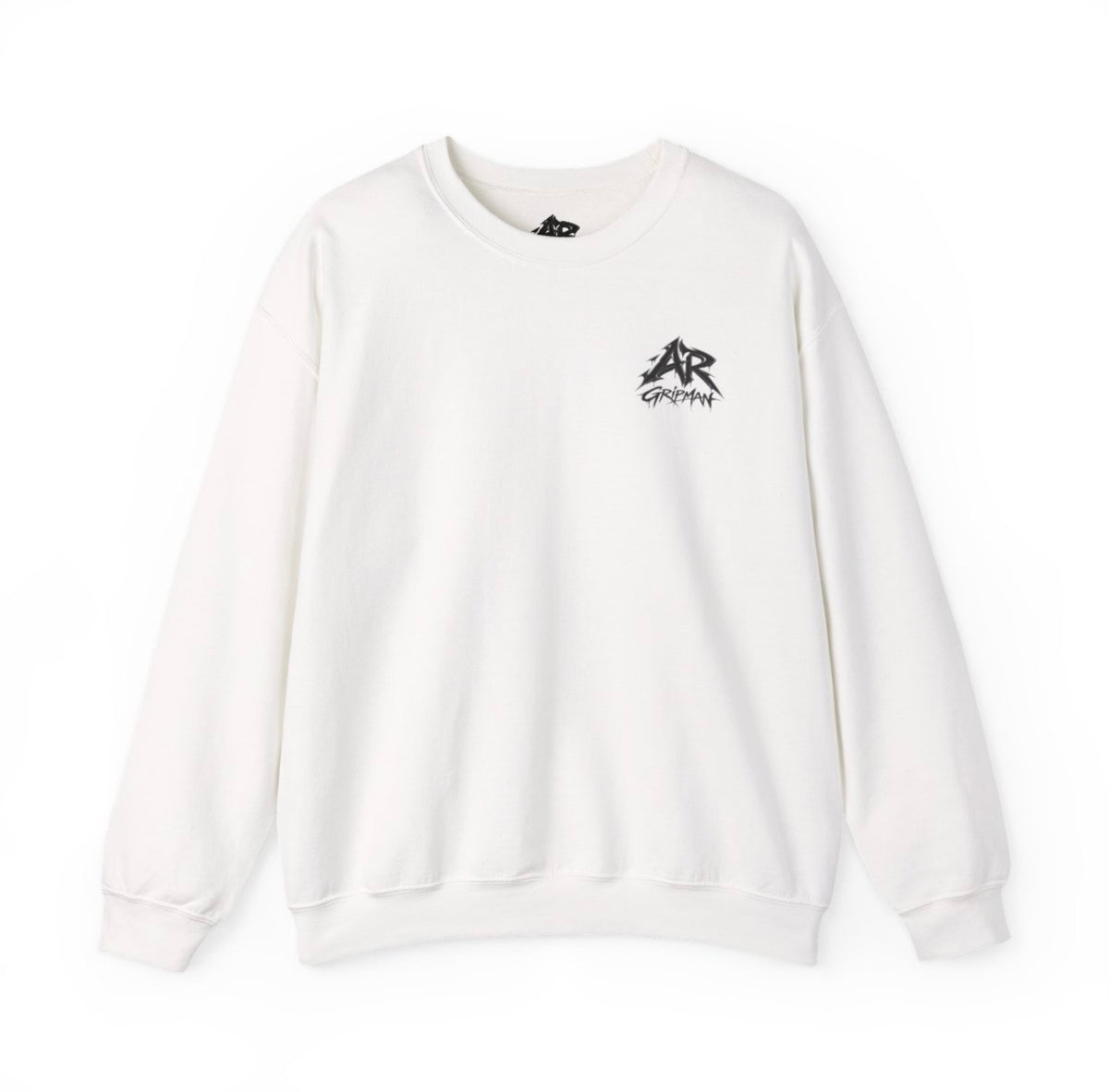 Long White Sleeve Sweatshirt by - AR GRIPMAN