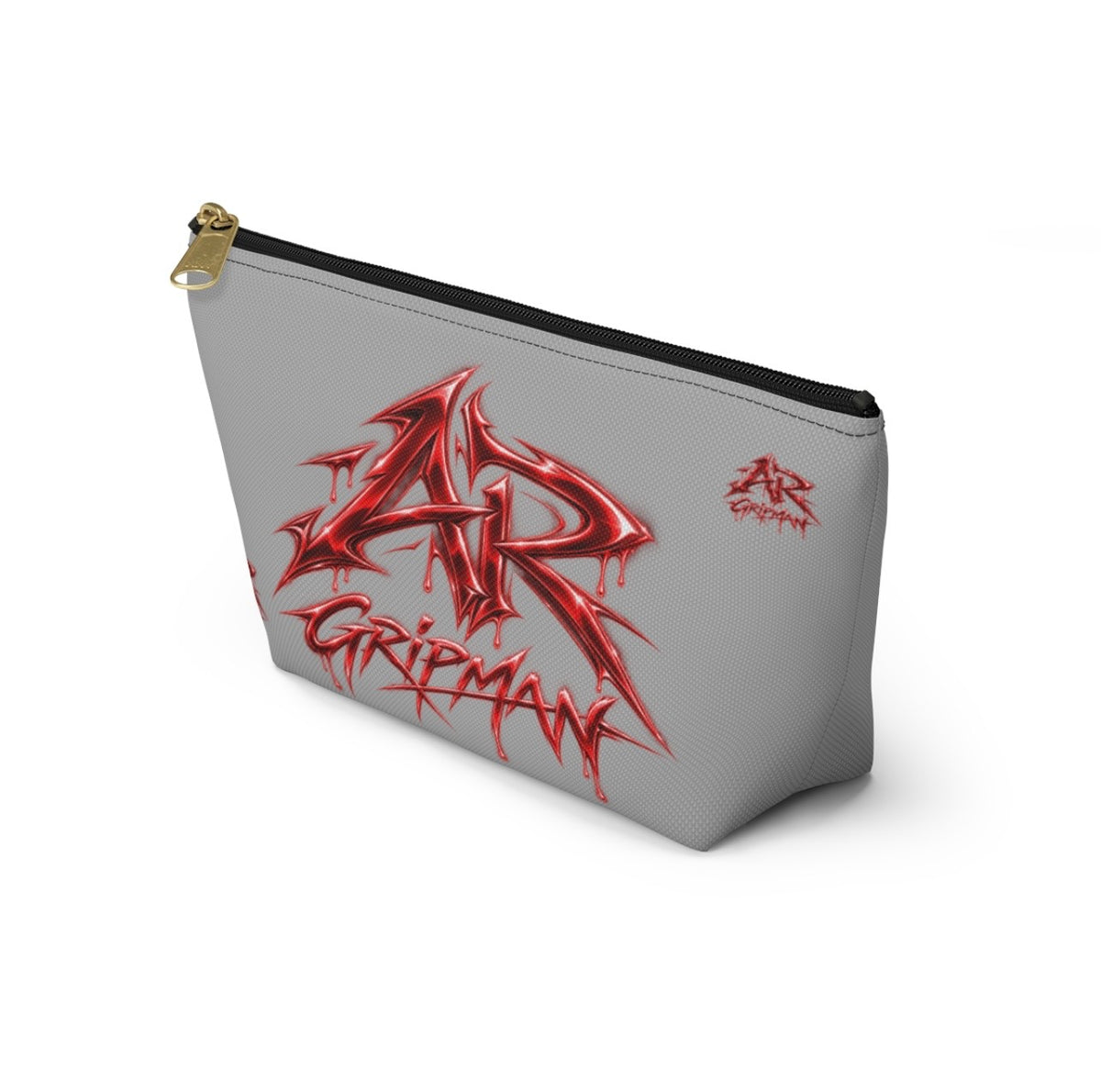 Grey Cosmetic Bag Unisex by - AR GRIPMAN