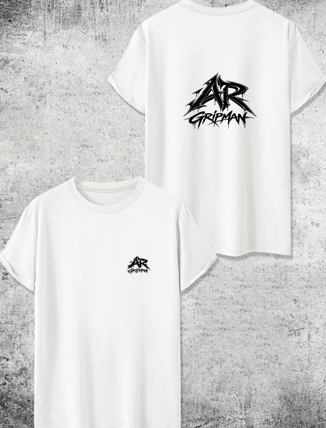 Summer White T-Shirt by - AR GRIPMAN