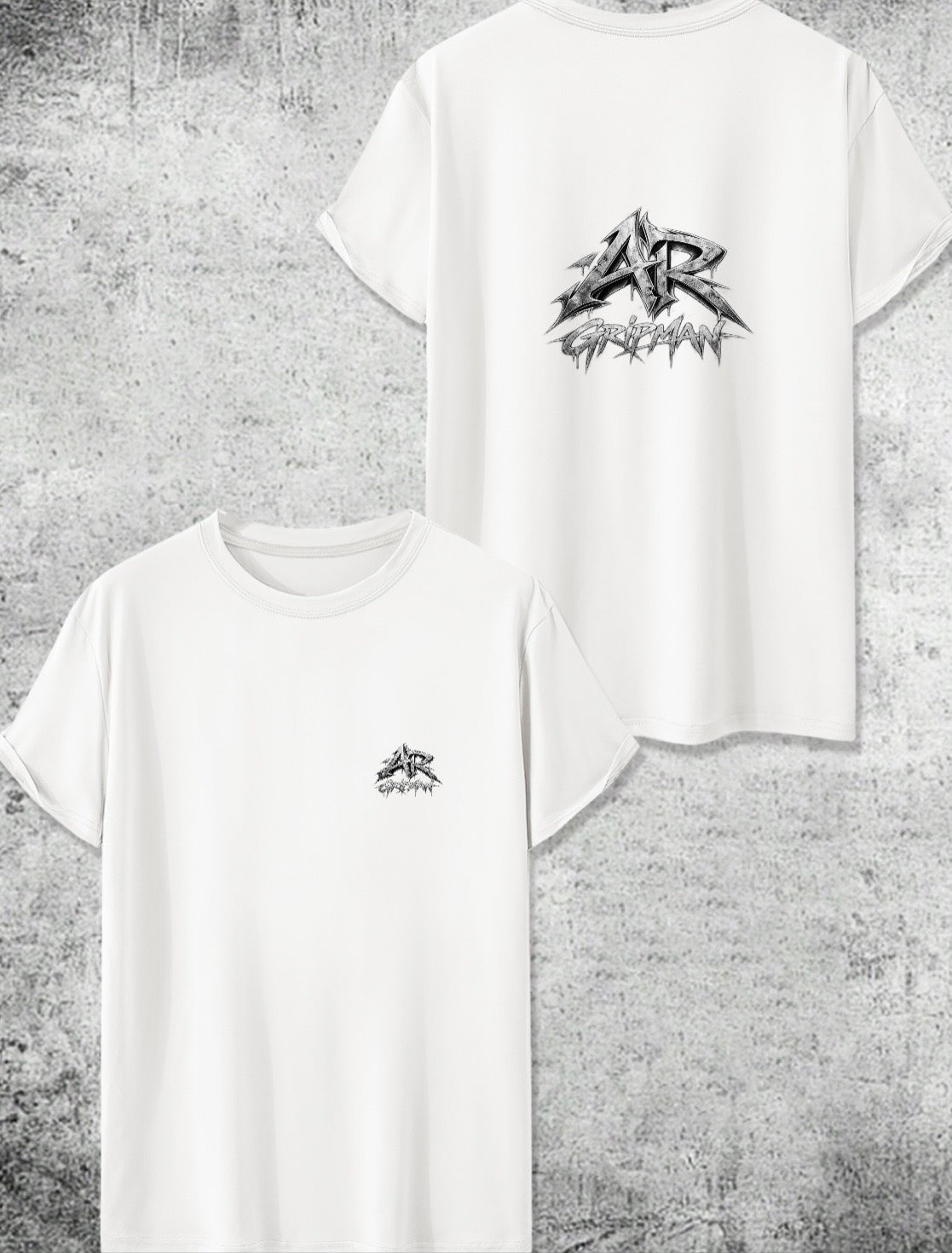 Summer White T-Shirt by - AR GRIPMAN
