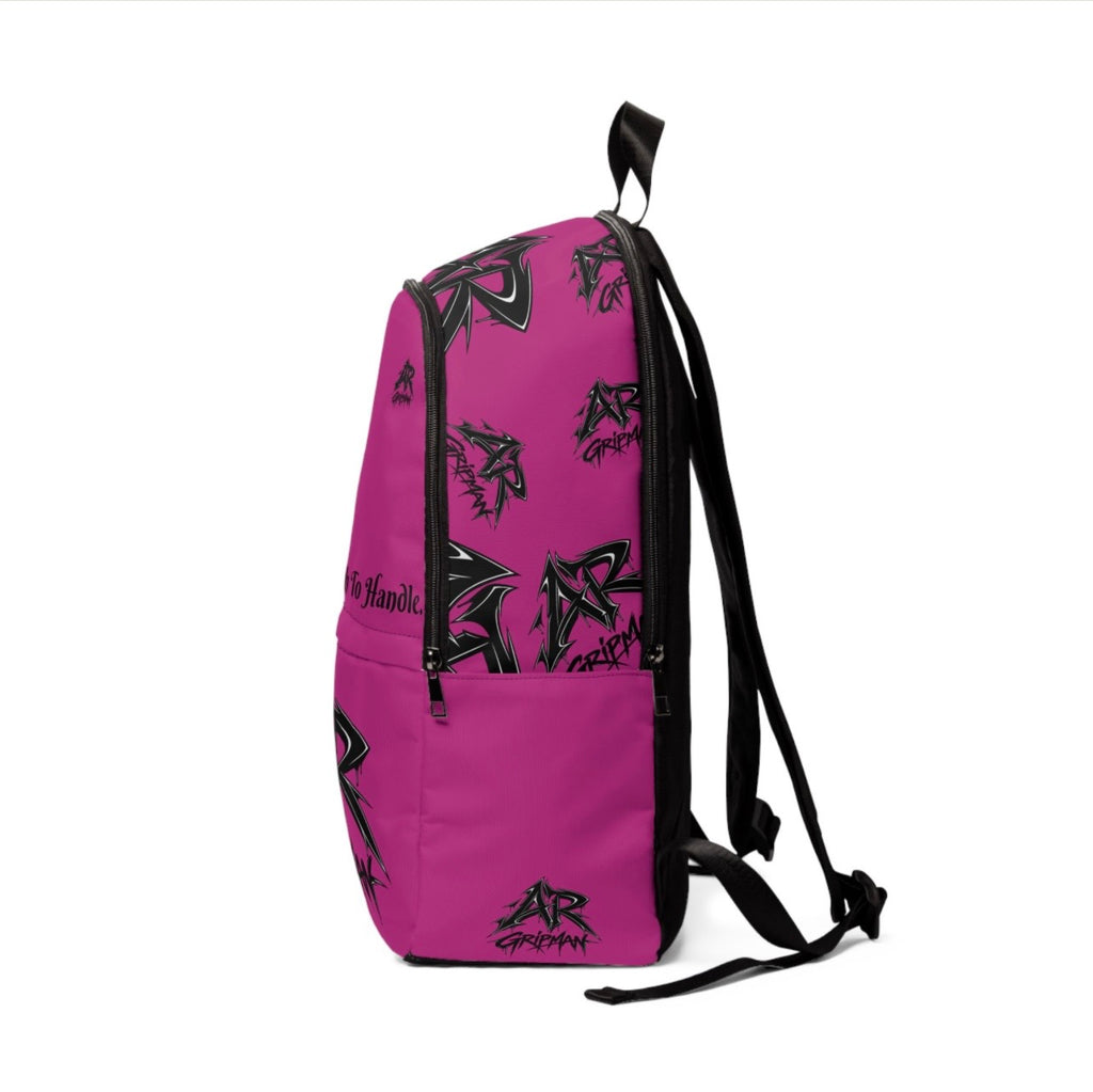 Pink Backpack Unisex by - AR GRIPMAN