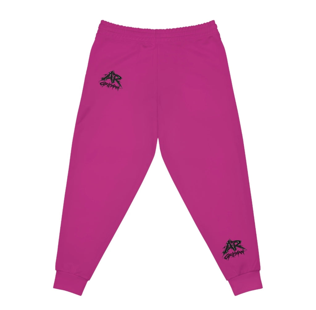 Pink Jogger Pants Unisex By - AR GRIPMAN