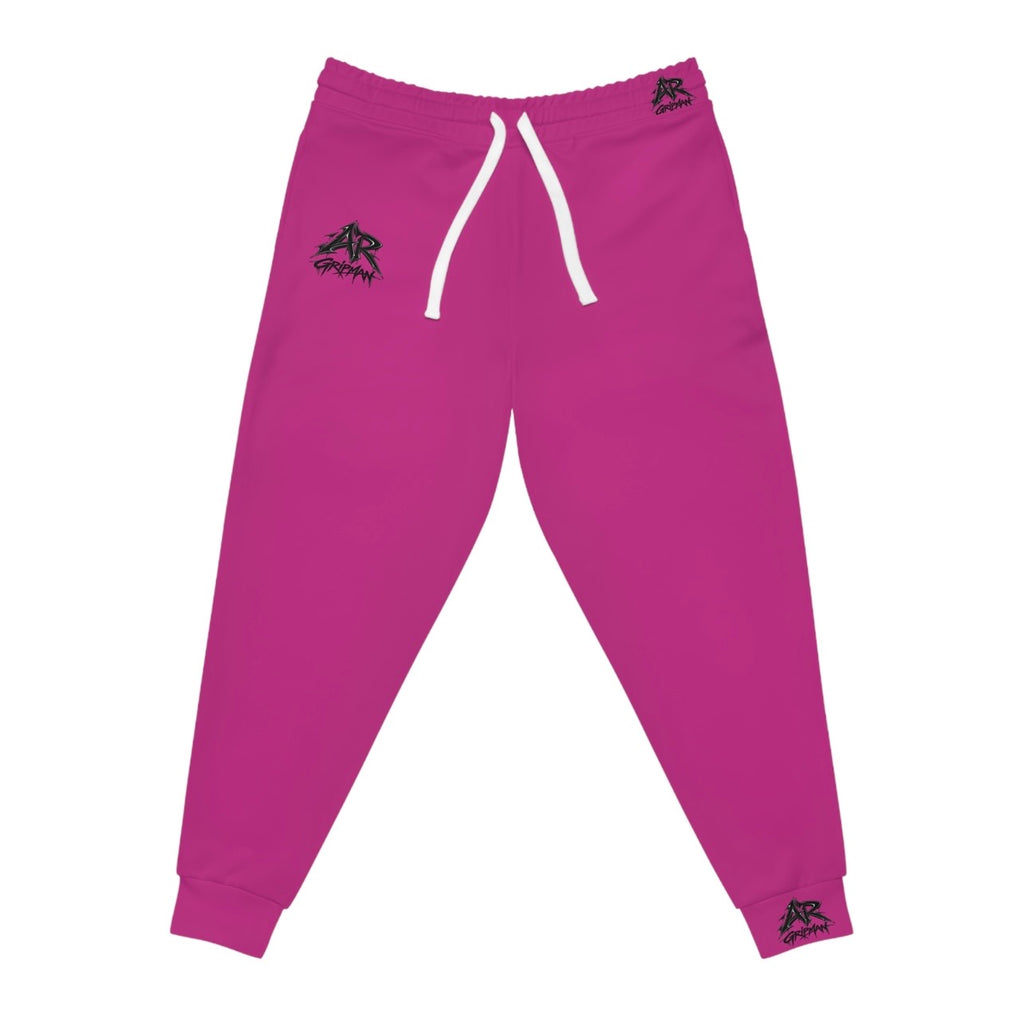 Pink Jogger Pants Unisex By - AR GRIPMAN